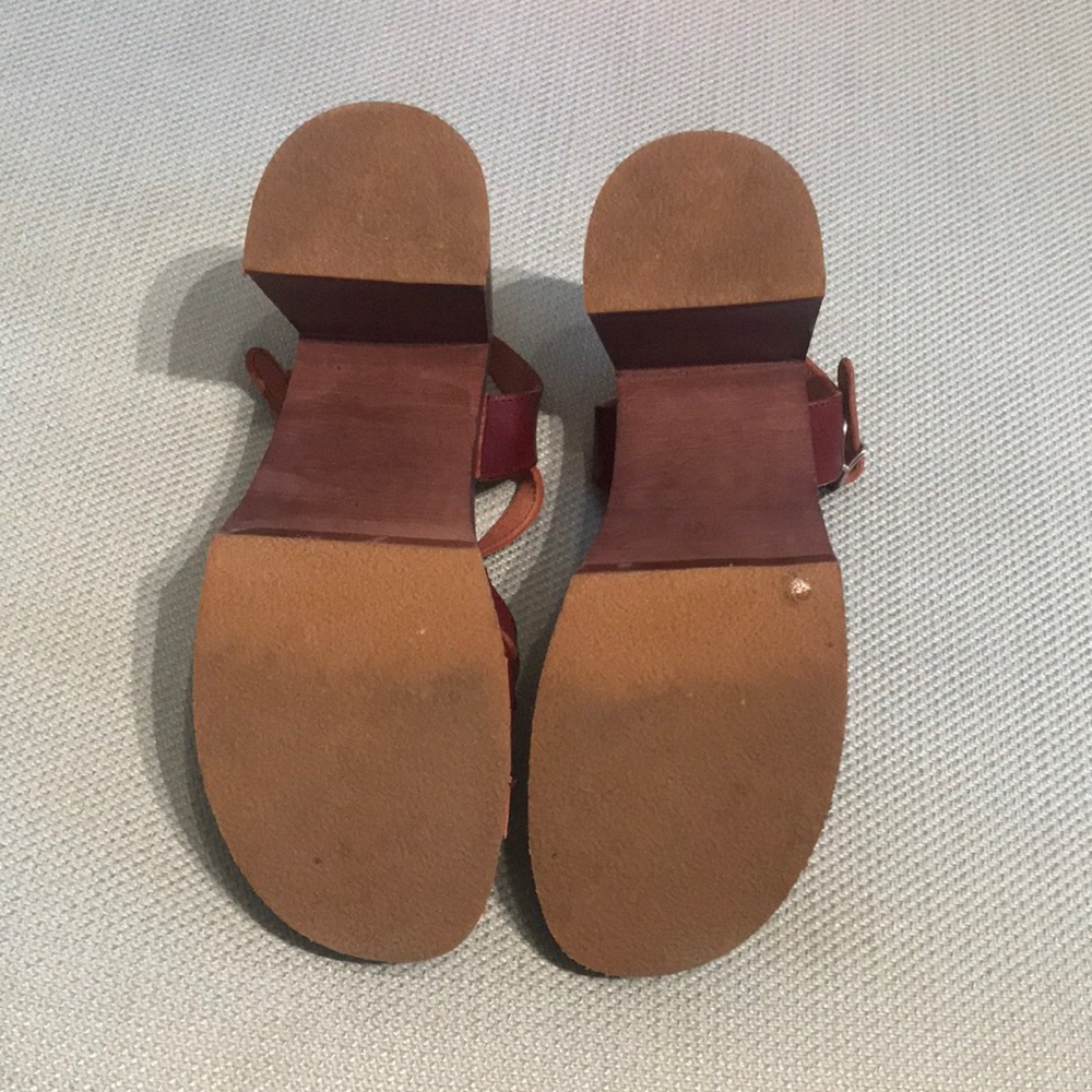 Swedish Hasbeens Bordeaux Strap Sandal - Picture 11 of 11
